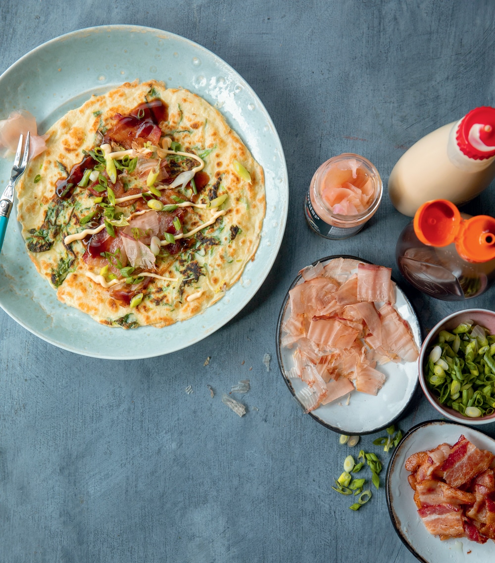 Japanese Okonomiyaki Recipe from Mami in Portland, Maine
