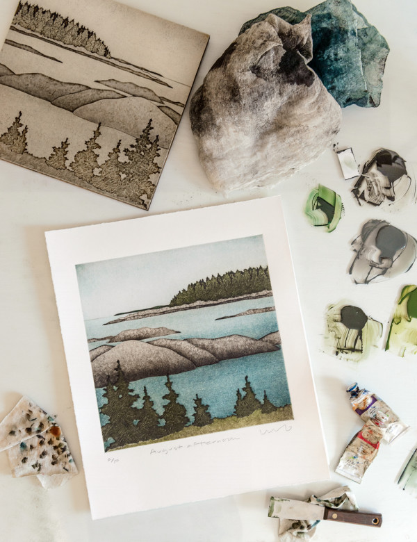 Kathleen Buchanan | Grey Seal Press Collagraph Printmaking