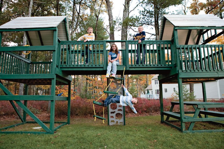 Richard Svopa turned a pile of cull lumber into a popular hangout for his kids and their friends.
