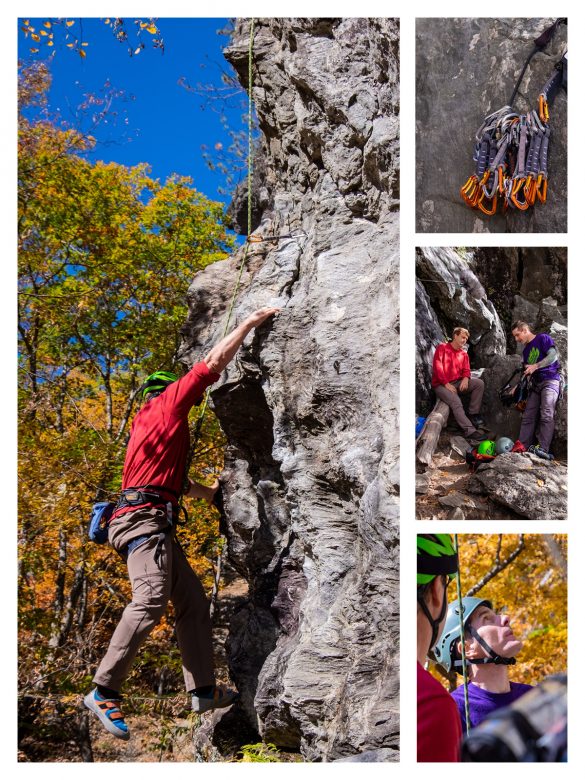 Rock Climbing in Rumney, New Hampshire