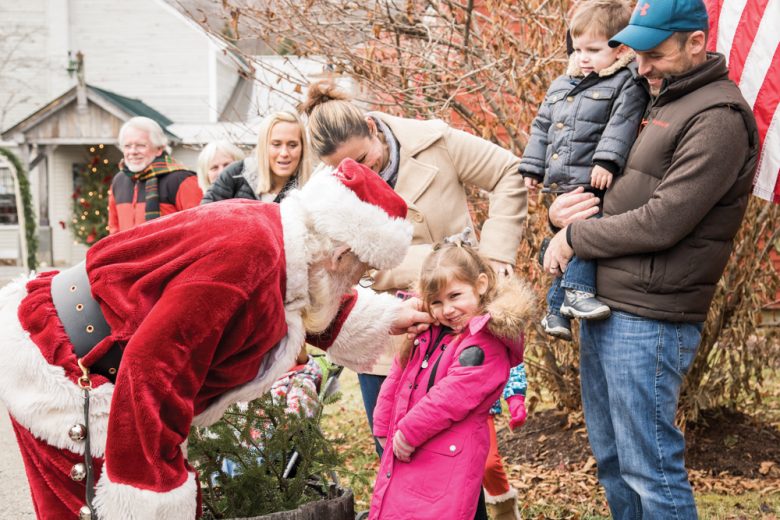 Celebrating Christmas in Weston, Vermont First Light