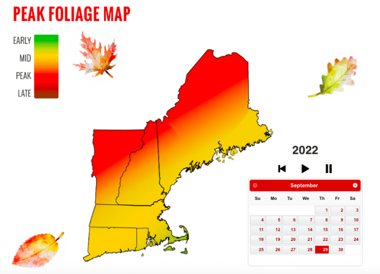 New England Fall Foliage 2022 Forecast New England