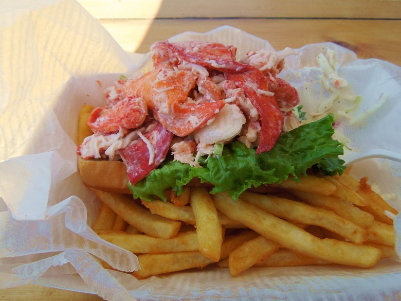 Sesuit Harbor Café is generous with fresh-picked meat on its lobster roll. 