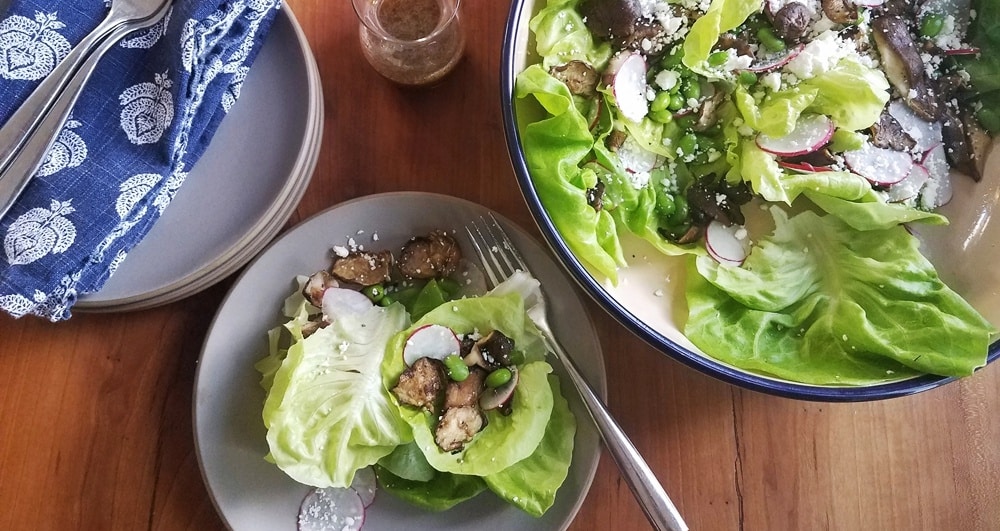Spring Shiitake Mushroom Salad with Edamame New England Today