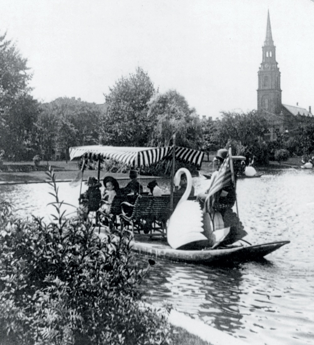 Vintage Boston Swan Boats
