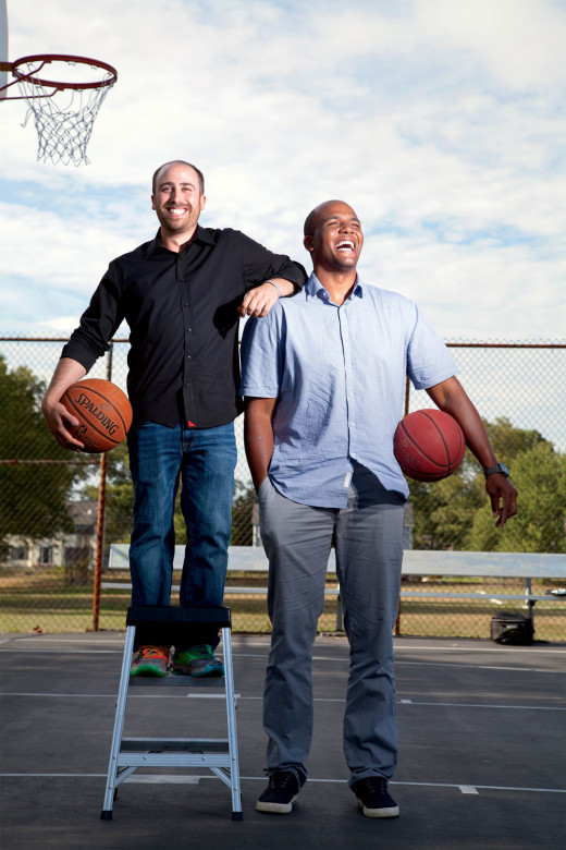 Give a kid a chance to be a leader, say Coaching For Change co-founders Peter Berman (left) and Marquis Taylor, and good things happen, both at home and in the classroom. “Kids step up to the plate when they’re given responsibility,” says Taylor.