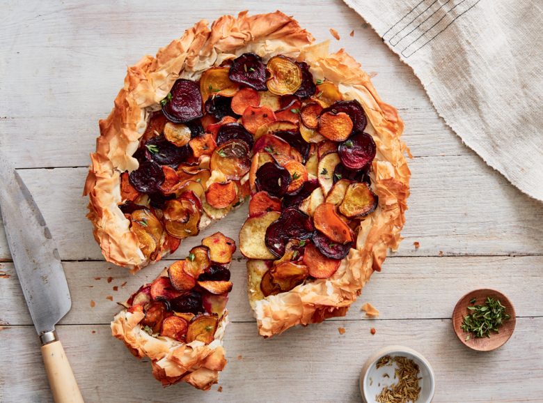 Winter Root Vegetable Cheese Tart