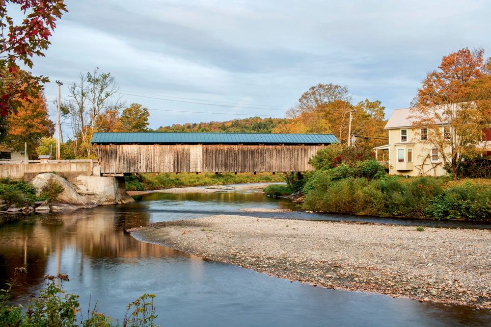 Waitsfield Vermont Covered Bridge