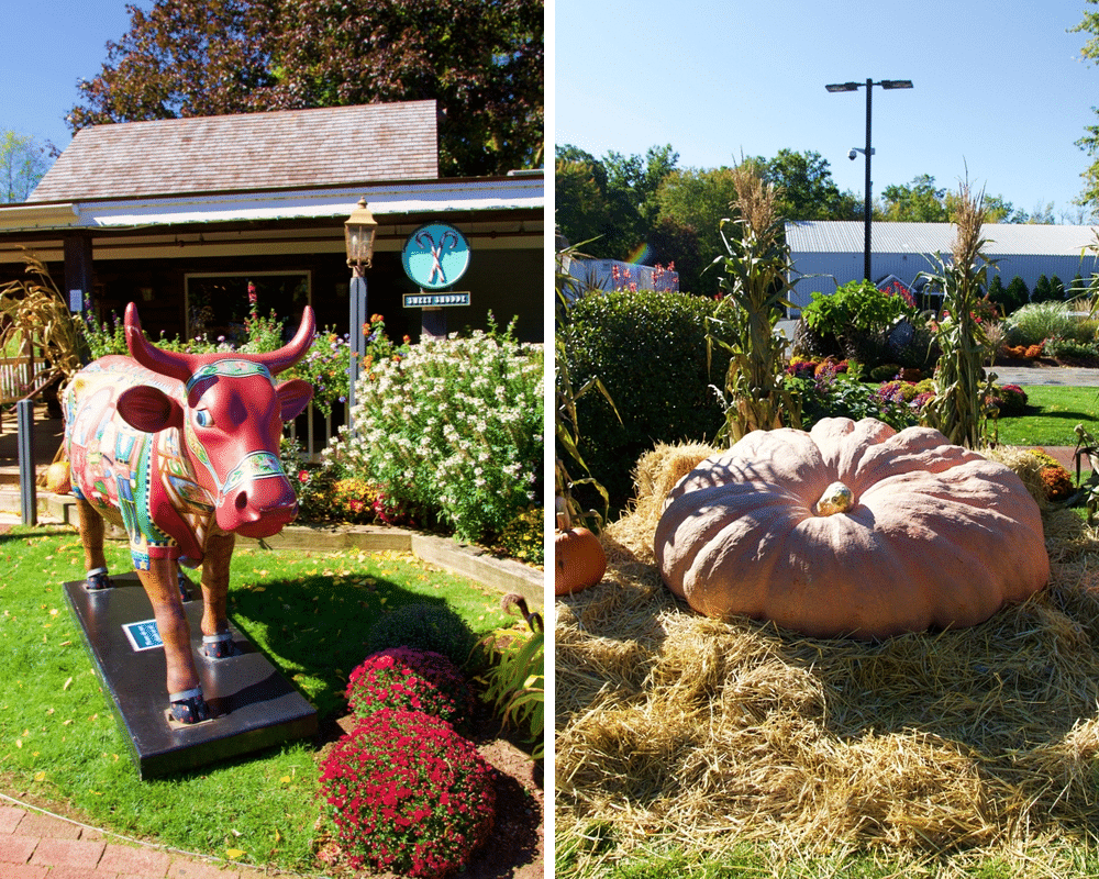 The Yankee Candle Village in South Deerfield, Massachusetts New