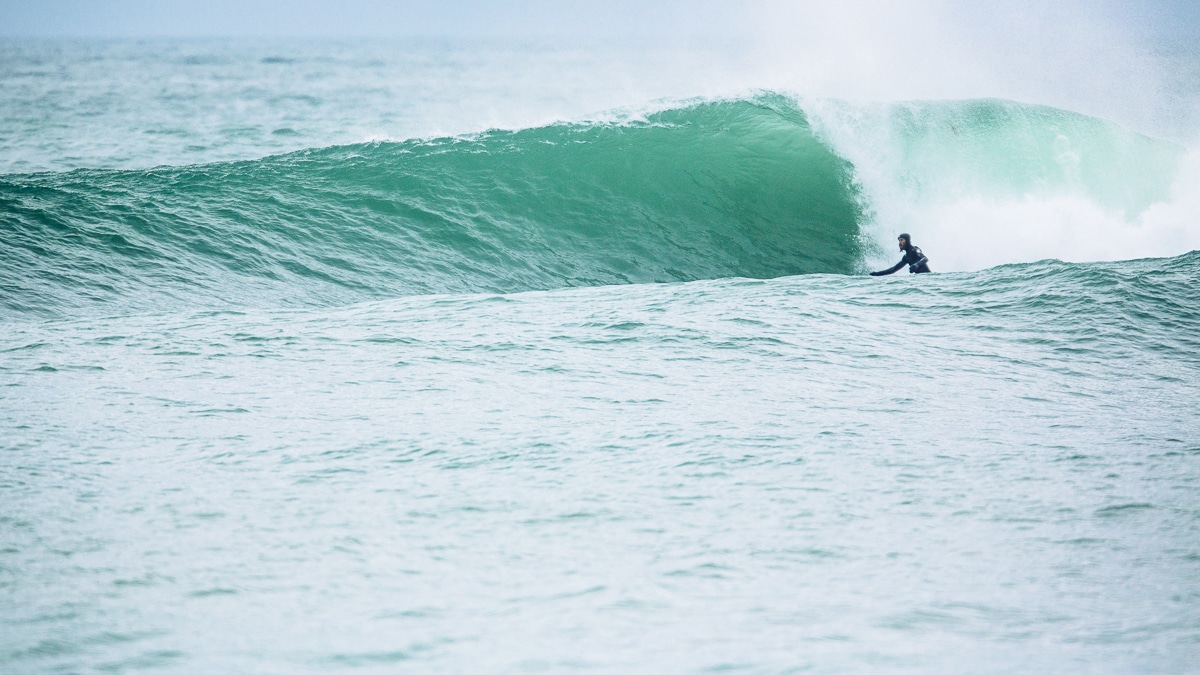 Newport, Rhode Island Surfing in Winter Featured Photographer Jason