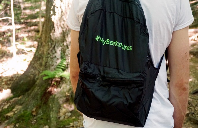 A #MyBerkshires backpack, courtesy of The Red Lion Inn, came stuffed with local goodies sustain us during our hike.