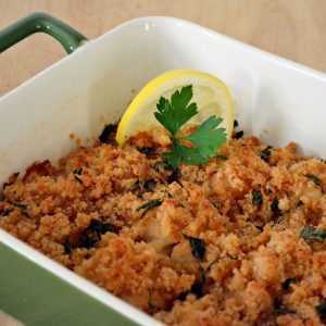 Baked Sea Scallops