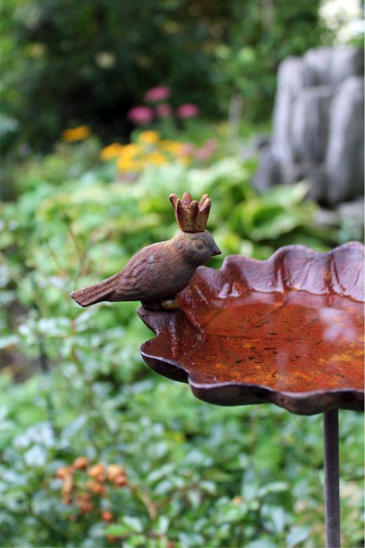 Place your birdbath out of direct sunlight.
