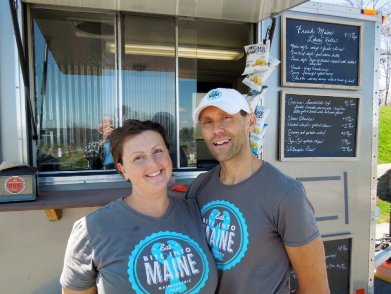 Bite Into Maine owners Karl and Sarah Sutton