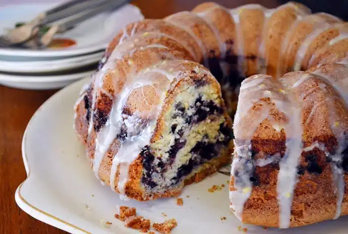 Blueberry Pound Cake