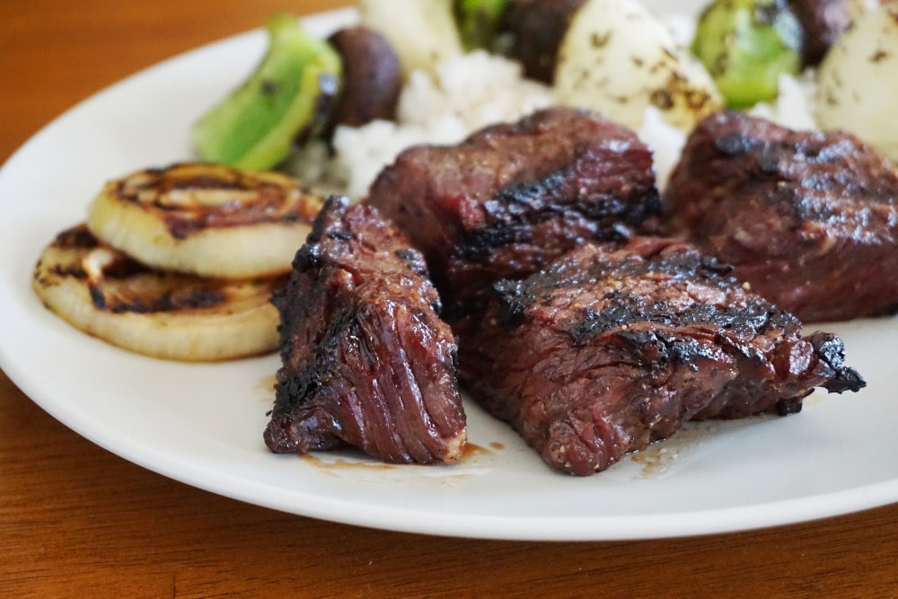 Bourbon Brown Sugar Steak Tips