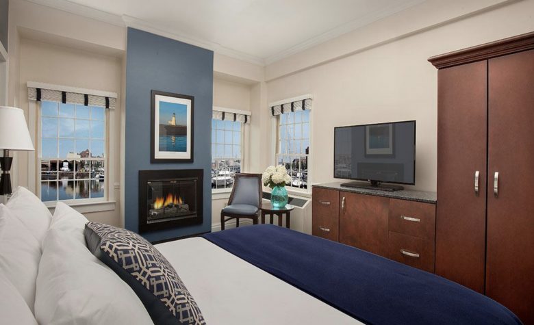 King Suite with Fireplace at the Bristol Harbor Inn | Bristol, RI, Hotels & Inns