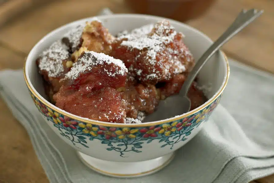Berry Bread Pudding New England