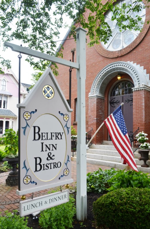 The Belfry Inn and Bistro in the Cape Cod town of Sandwich, Massachusetts. 