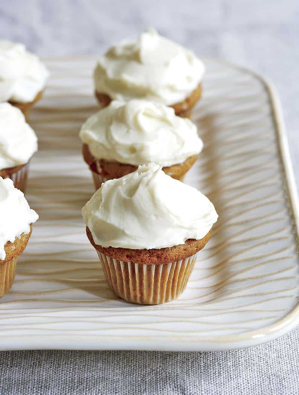 Carrot Cupcakes with Cream-Cheese Frosting