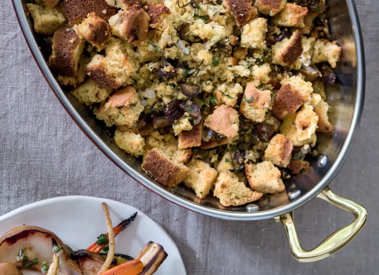 Chestnut-Apricot Cornbread Dressing