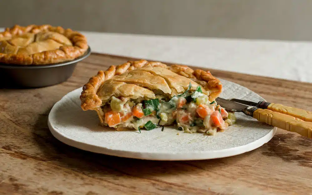 Chicken and Garden Greens Potpie