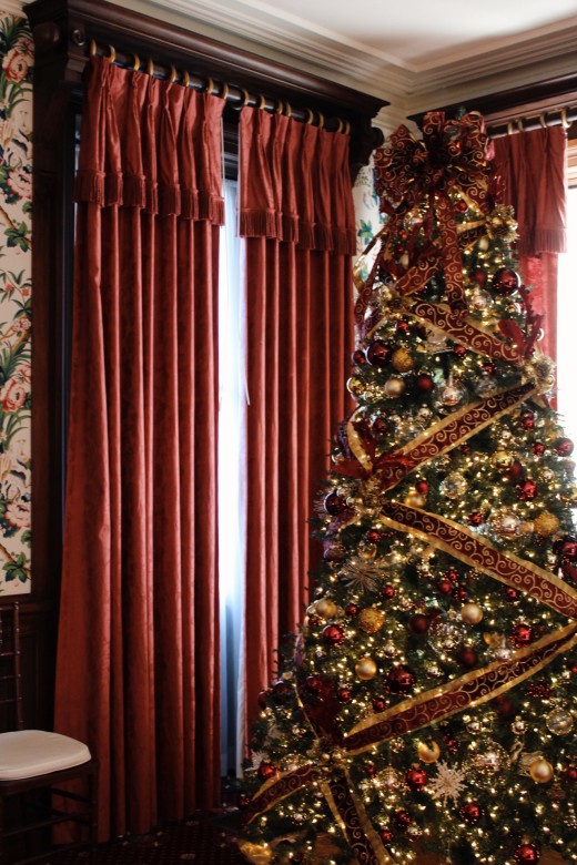 The beautiful tree that greeted you upon entering the Andrew-Safford home. The Safford home is owned and cared for by the Peabody Essex Museum.