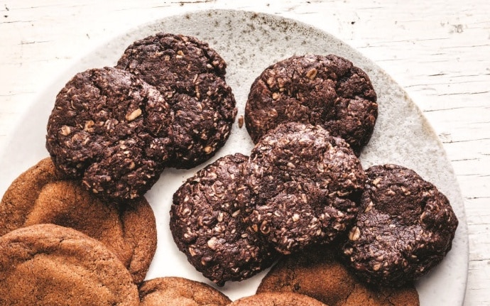 Cocoa-Oat Cookies Recipe
