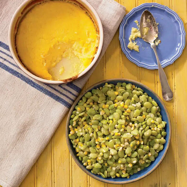 Corn Pudding, New England Succotash