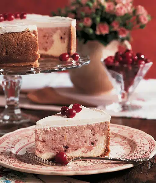Valentine's Day Cranberry Cheesecake Recipe
