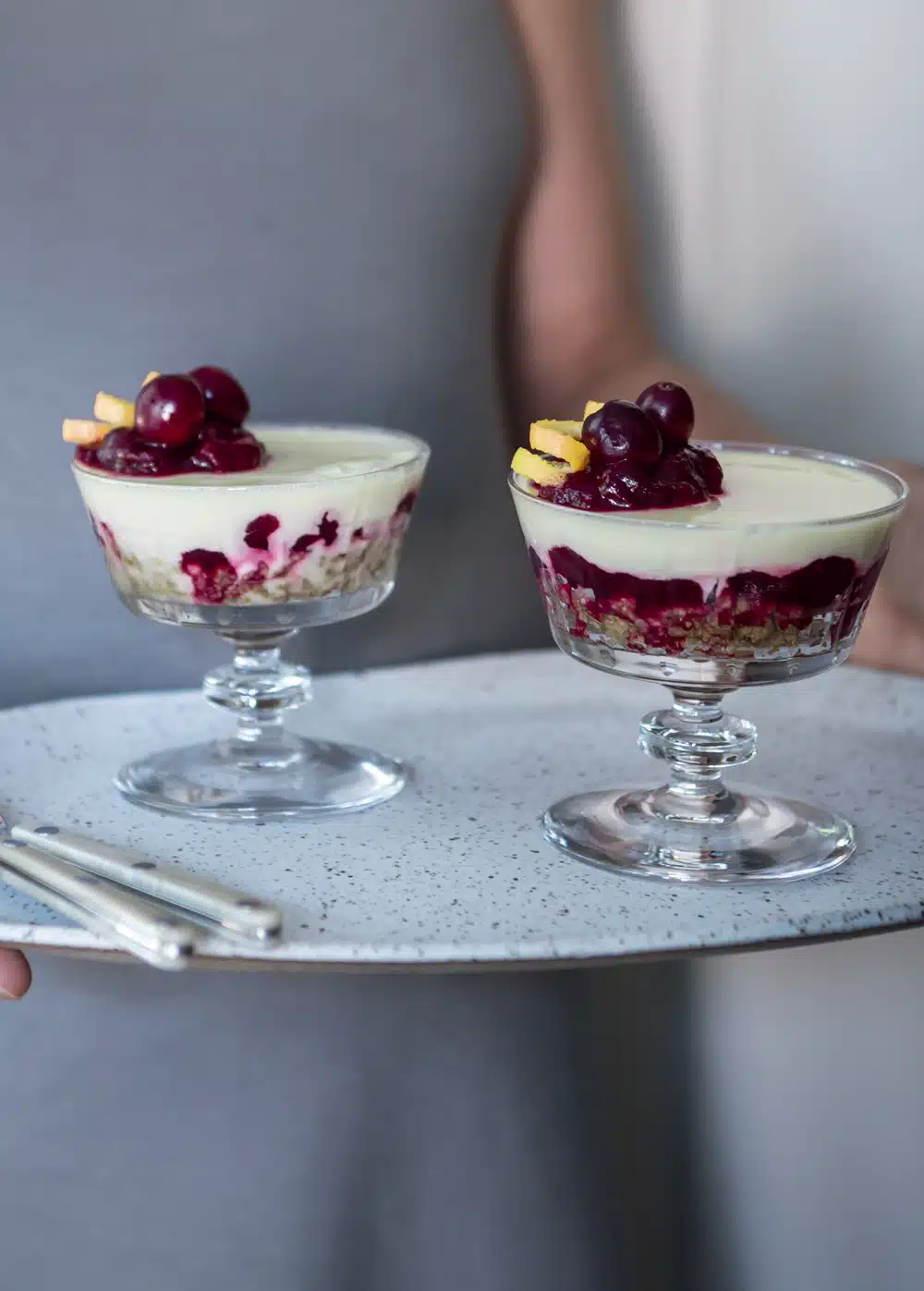 Spiced Cranberry-Orange Posset Recipe