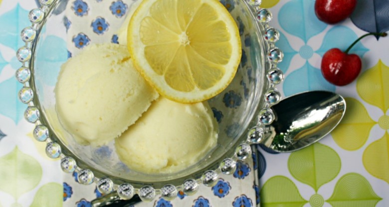 Easy Lemon Sherbet