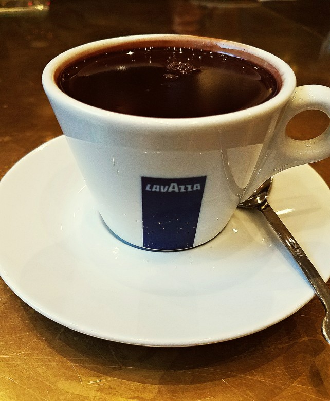 In flavor and texture, Eataly's Italian-style hot chocolate resembles a slightly thinner chocolate pudding.