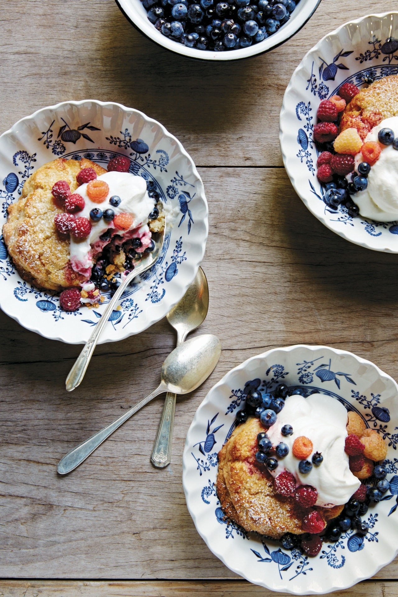 Erin French's Summer Berries with Ginger-Cream Shortcakes