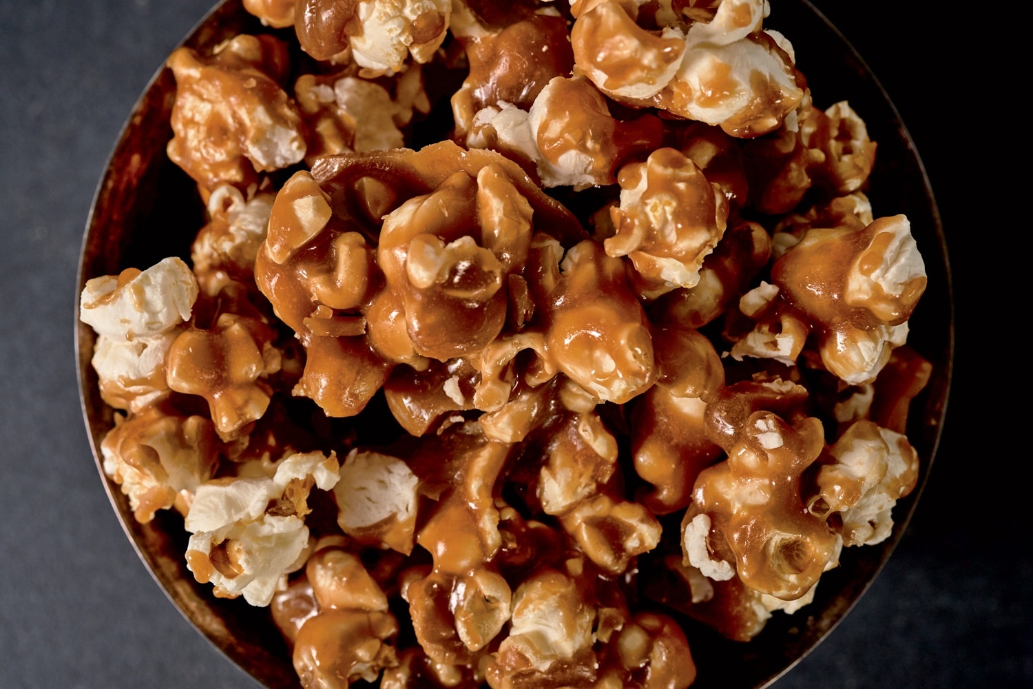 Maple Toffee Popcorn with Salted Peanuts Recipe from Gesine Bullock