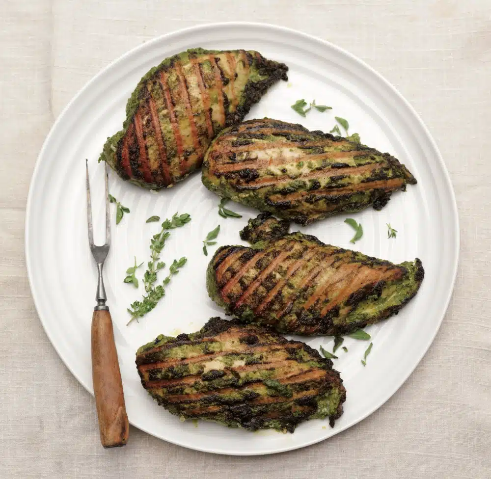 Grilled Chicken with Summer Herbs