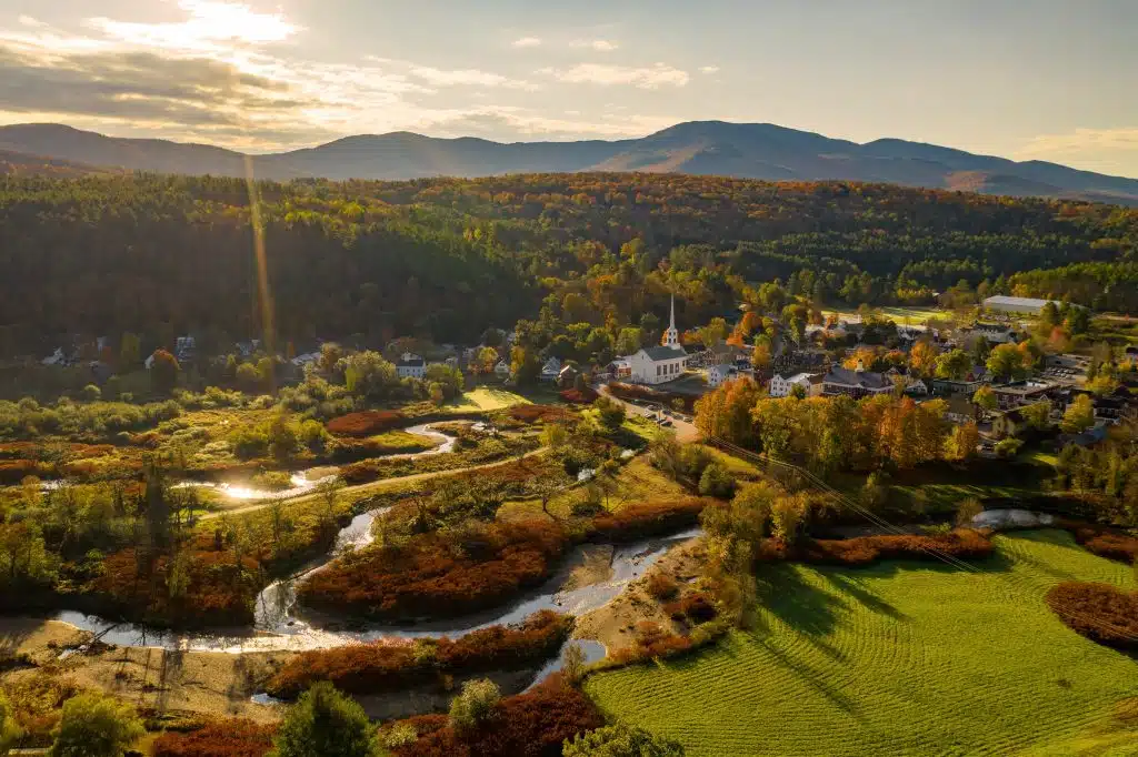 Stowe Vermont Fall Foliage