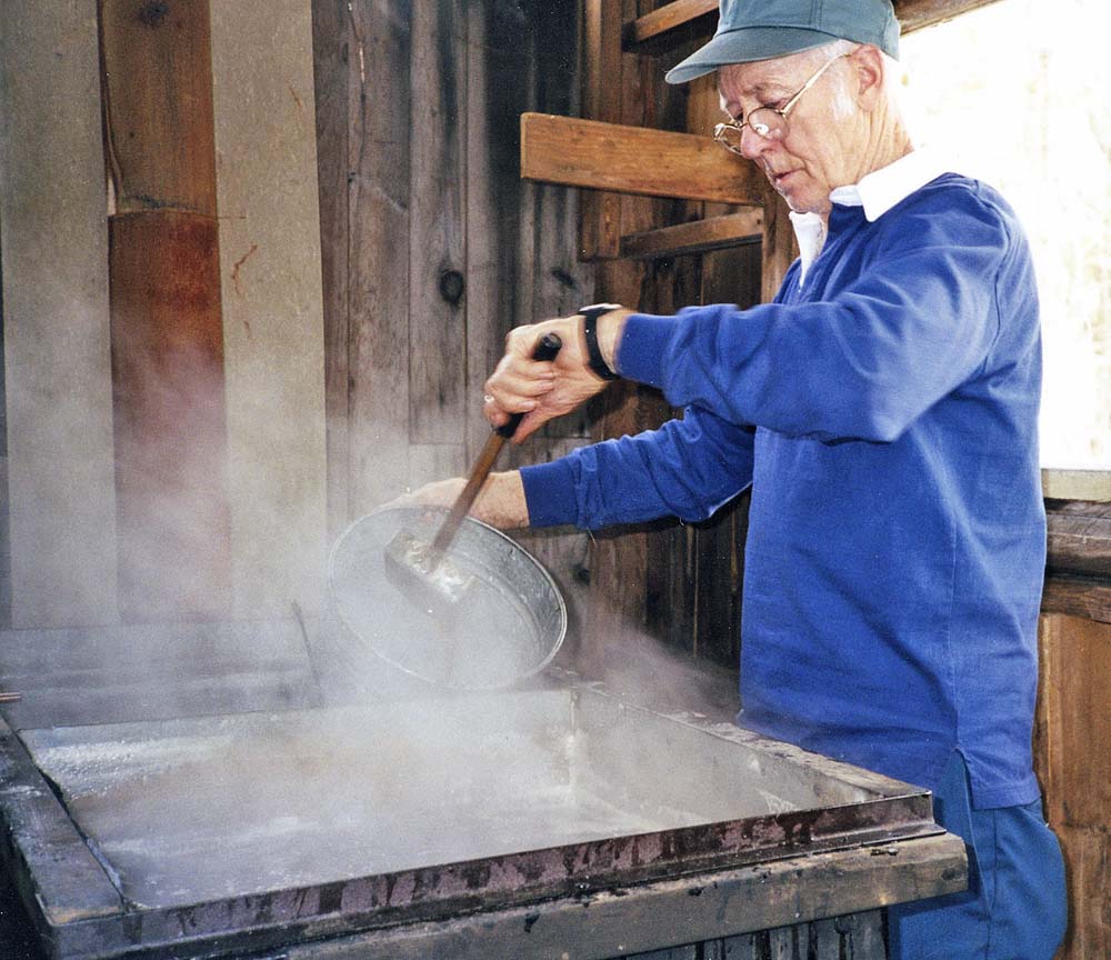 Boiling Maple Syrup