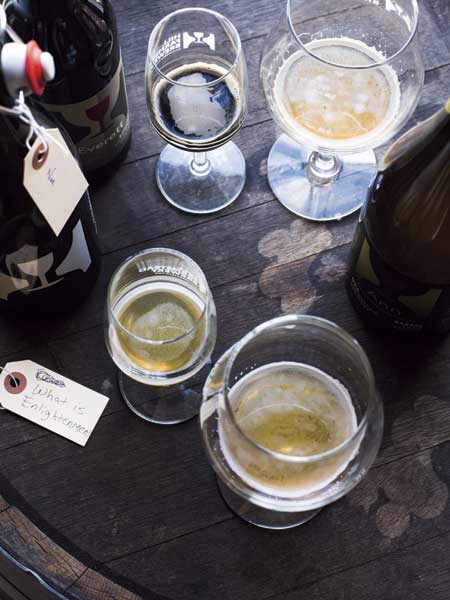Sampling from the Hill Farmstead Brewery