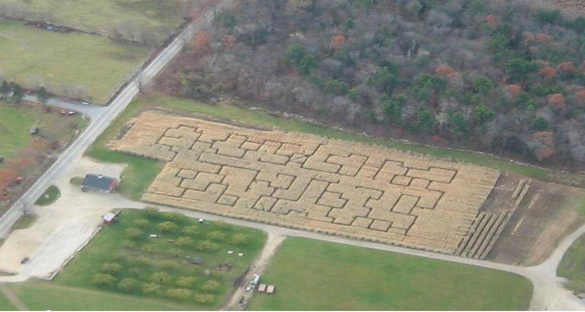 Corn Maze at Washburn&#8217;s Windy Hill, Greenville NH