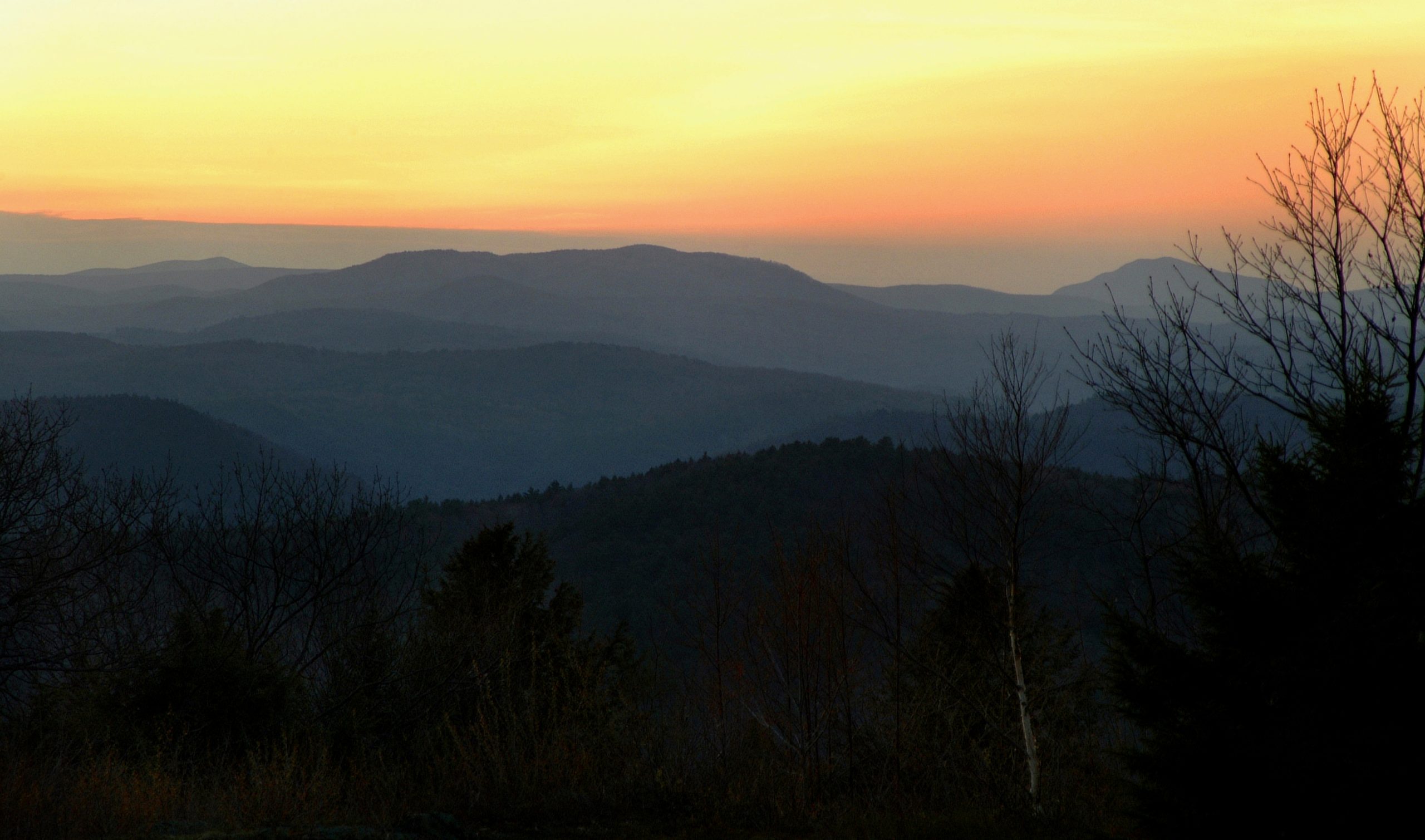 Putney Mountain Sunset (user submitted)