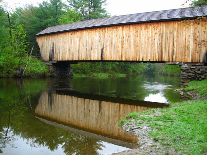 Corbin Covered Bridge in Newport, New Hampshire
