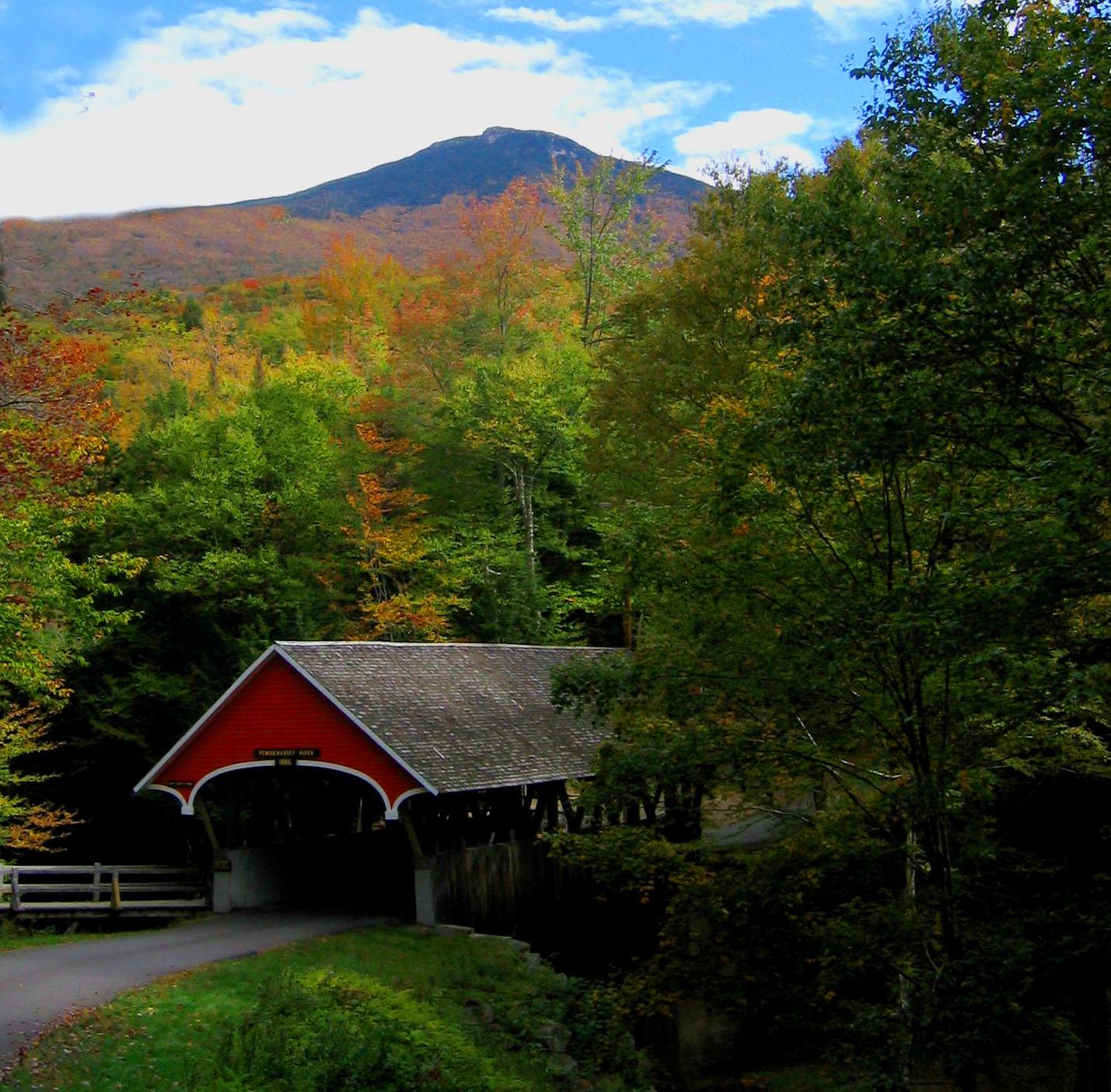 Flume Covered Bridge In Lincoln, Nh (user submitted)