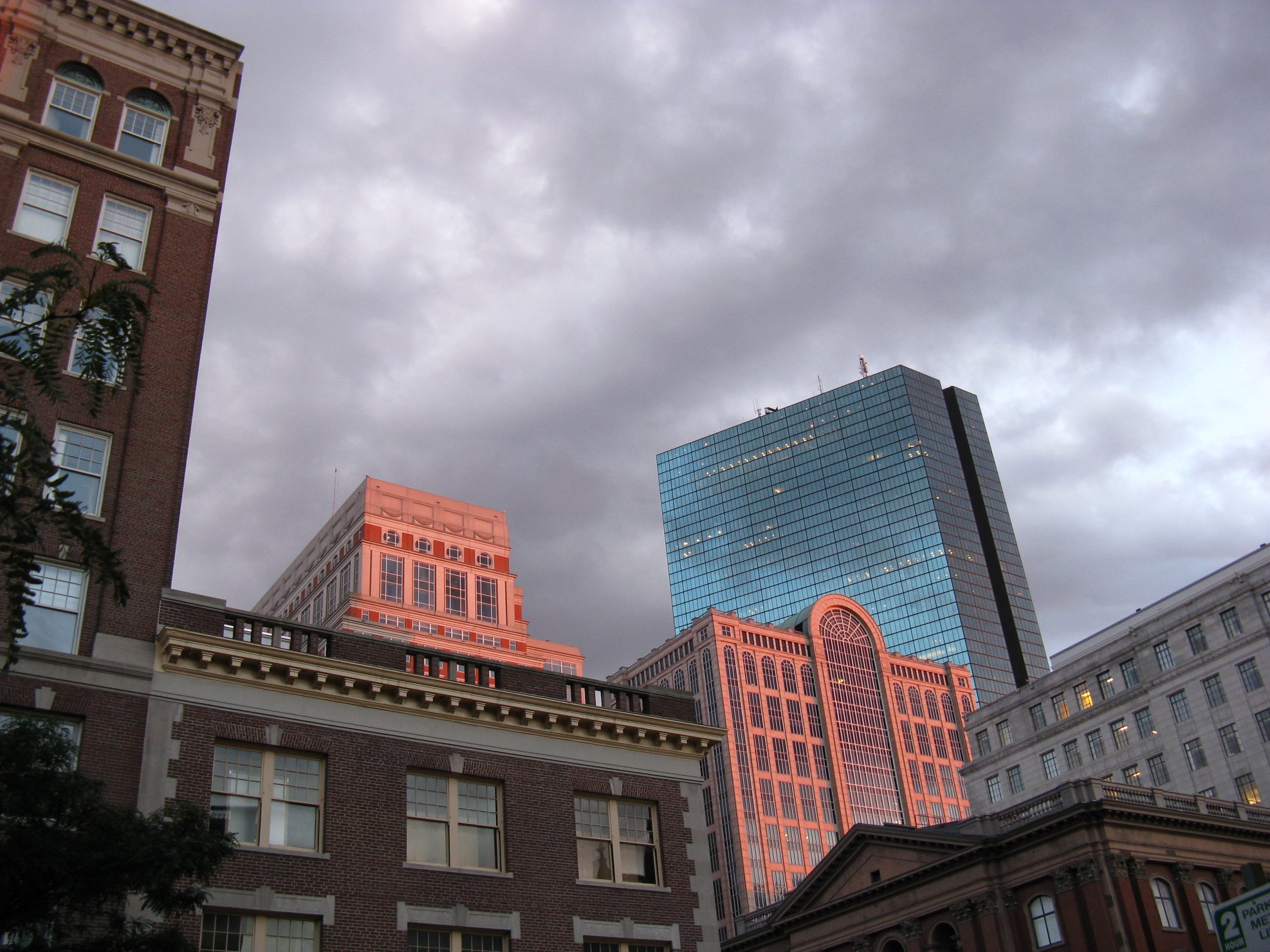 Boston Buildings Just Before Sunset (user submitted)