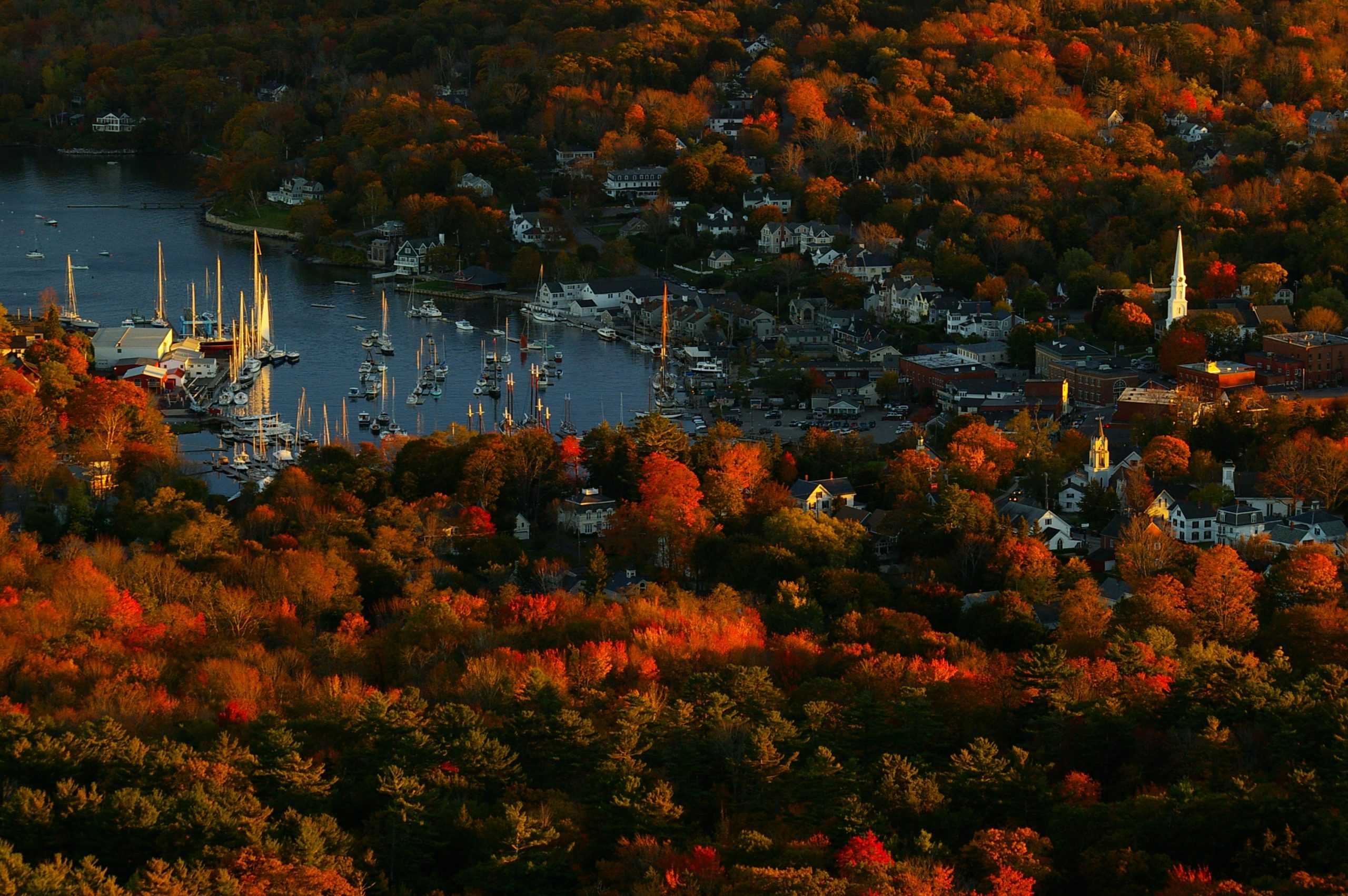 Camden From Mount Battie (user submitted)