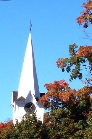 Church Steeple Shining in Full Sunshine (user submitted)