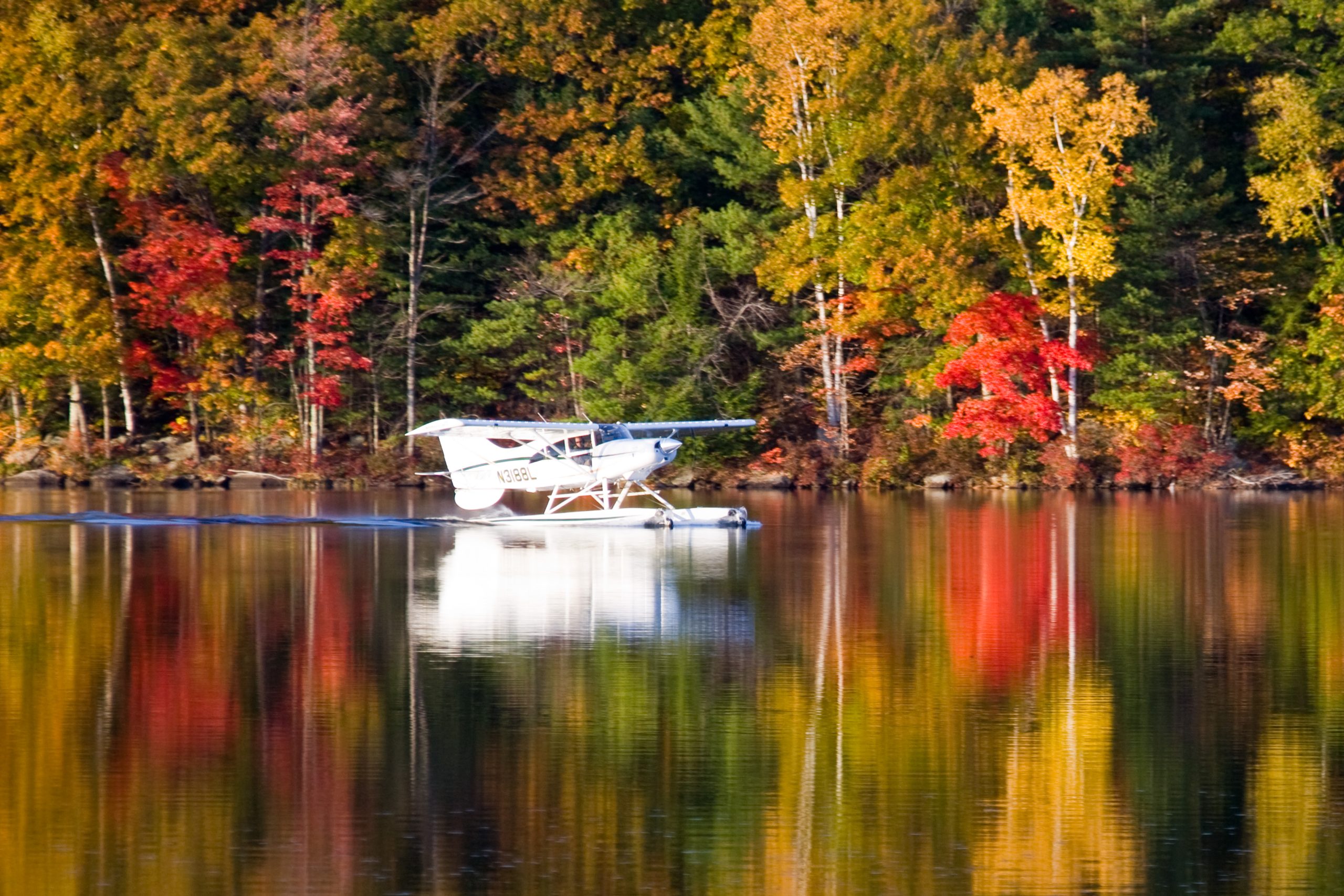 Plane On Contention Pond (user submitted)