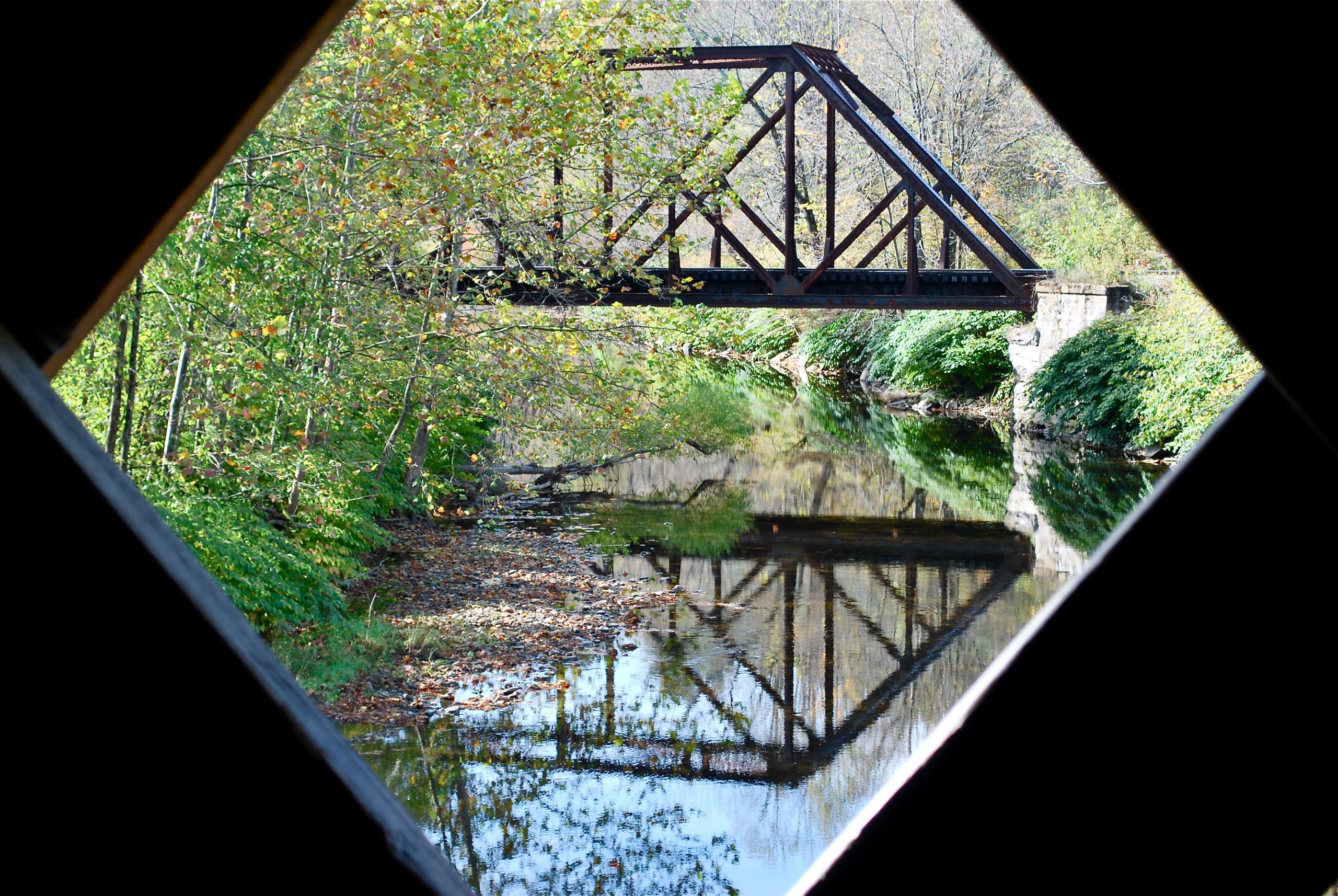 Trestle Through Covered Bridge (user submitted)