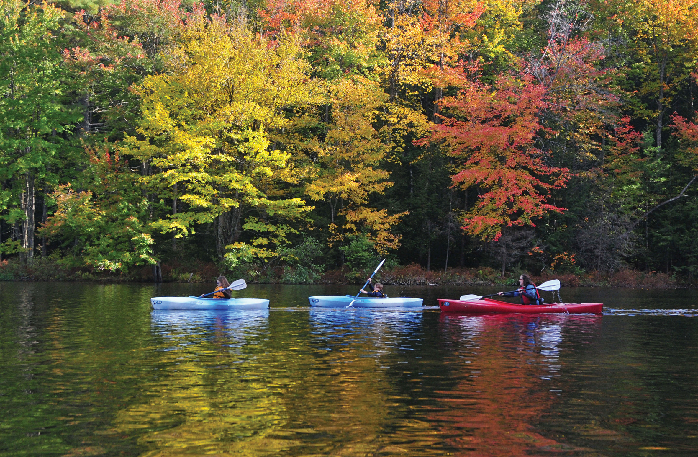 Fall Kayaking At Purity Spring (user submitted)