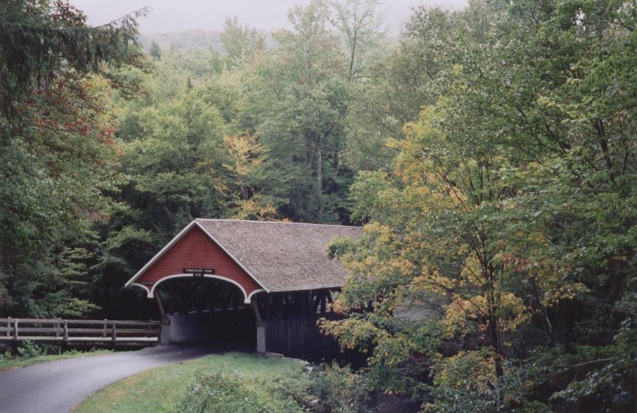 Covered Bridge at The Flume (user submitted)